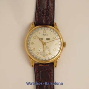 LEMANIA Triple date - 18k gold